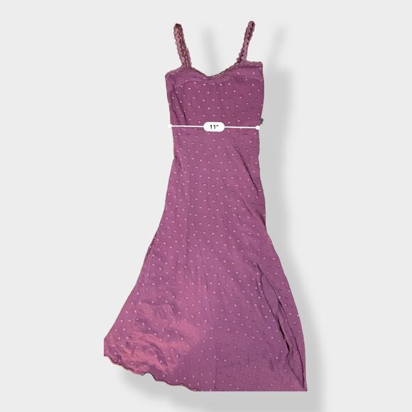 Revolve Rebecca Taylor Swiss Dot Chiffon Maxi Dress Pink Size 0 Party Sundress - Picture 4 of 8